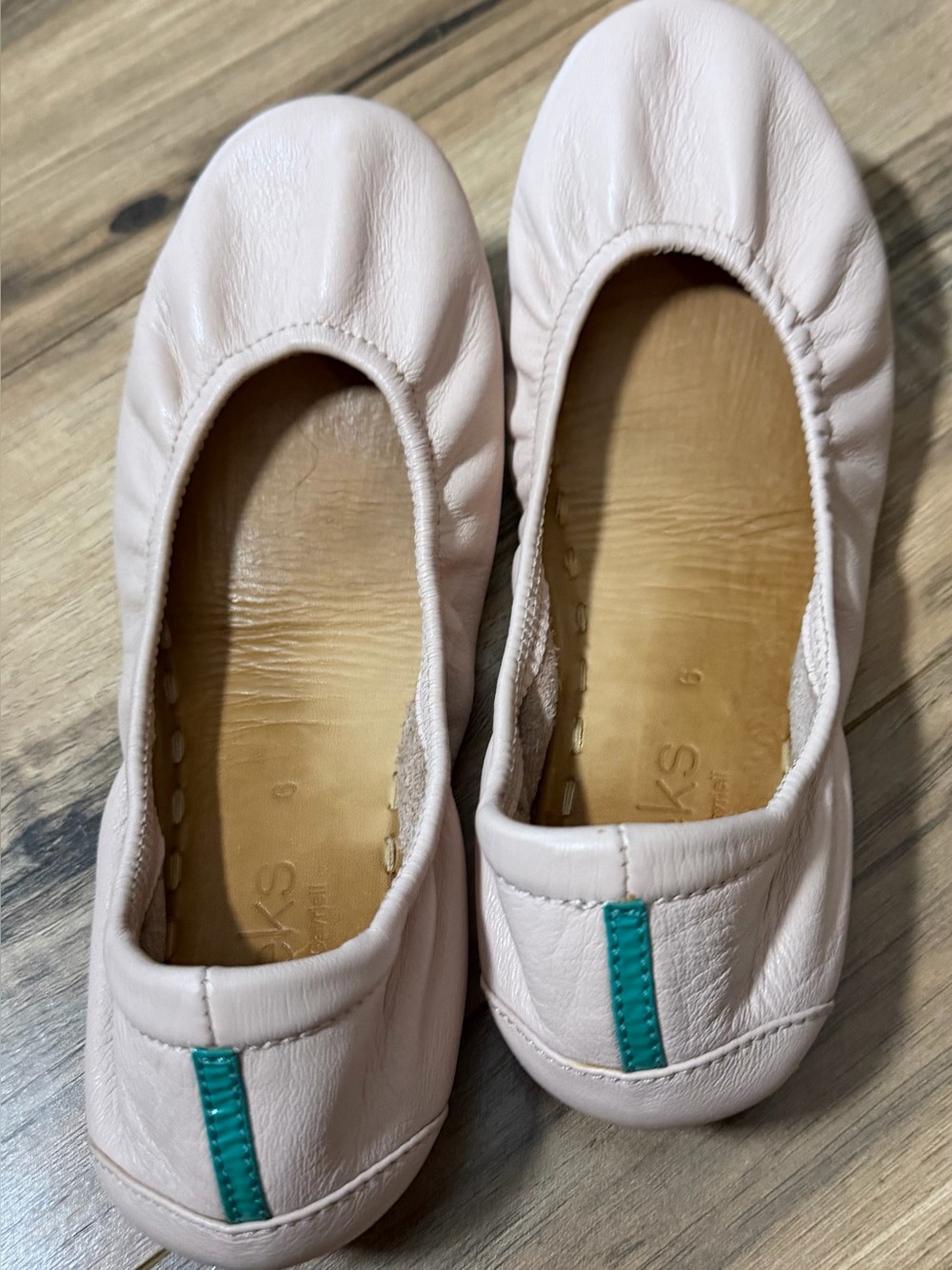 Tieks light pink ballet flats 6